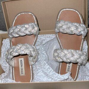 Rhinestone Steve Madden sandals. Size 7